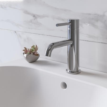 Chrome Cloakroom Mono Basin Mixer Tap - Arissa - Image 2