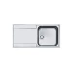 Single Bowl Inset Stainless Steel Kitchen Sink with Left Hand Drainer - Franke Maris