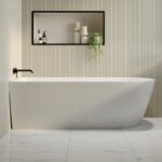 Freestanding Single Ended Left Hand Corner Bath 1800 x 800mm - Amaro