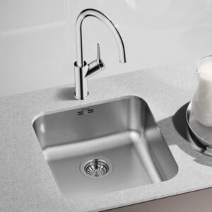 Blanco Supra 450-U Single Bowl Undermount Chrome Stainless Steel Kitchen Sink