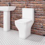 Close Coupled Rimless Comfort Height Short Projection Toilet with Soft Close Seat - Austin