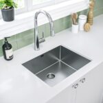 Single Bowl Inset / Undermount Chrome Stainless Steel Kitchen Sink - Enza Yara