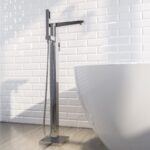 Chrome Freestanding Bath Shower Mixer - Zana