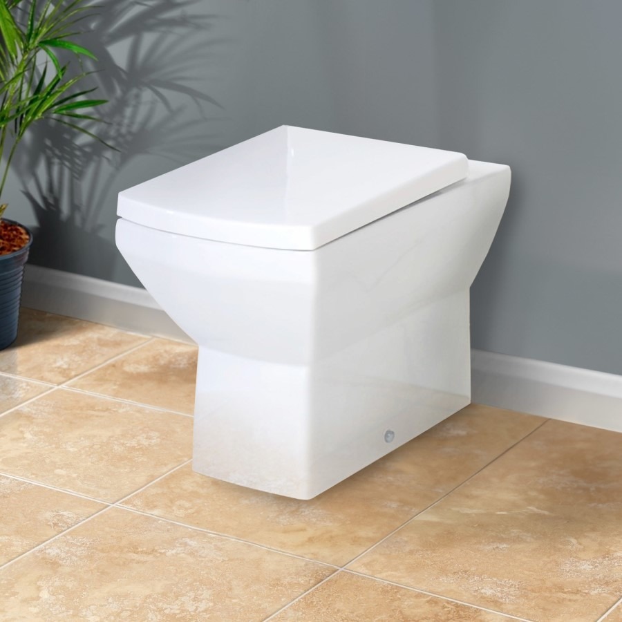 Back to Wall Toilet with Soft Close Seat - Tabor - Image 2