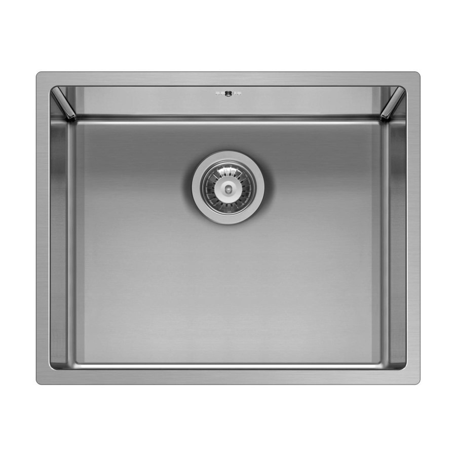 Single Bowl Inset / Undermount Chrome Stainless Steel Kitchen Sink - Enza Yara - Image 2