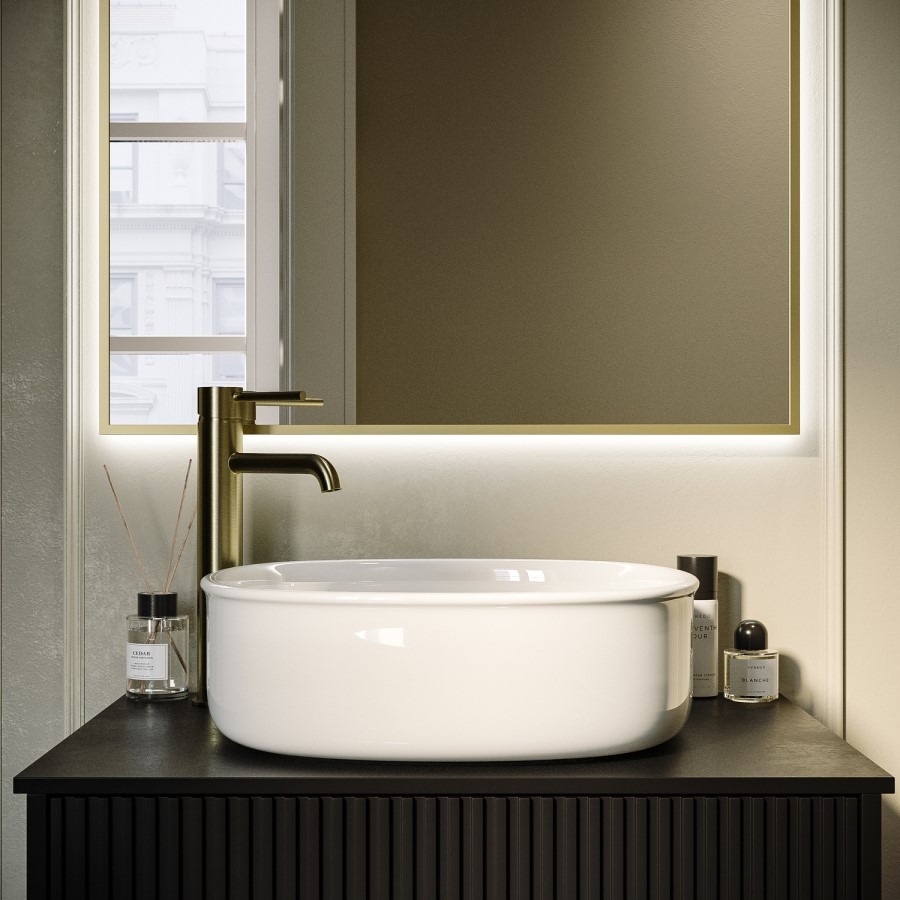 Square Countertop Basin 423mm - Clifton - Image 2