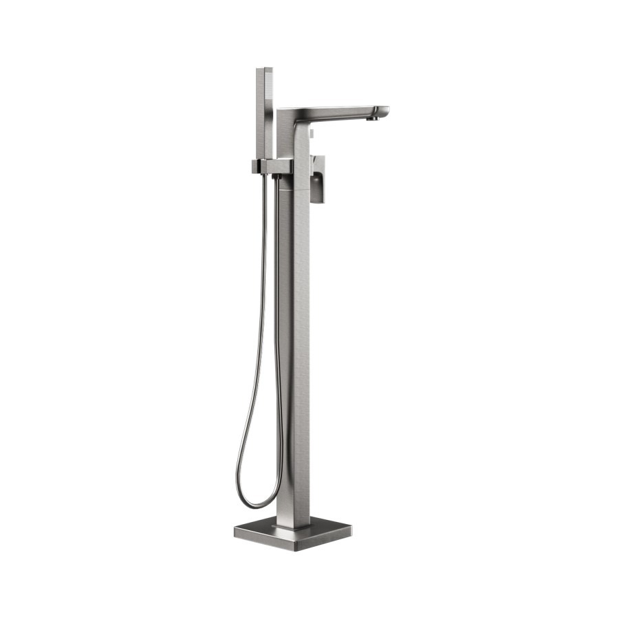 Gunmetal Freestanding Bath Shower Mixer - Zana - Image 2