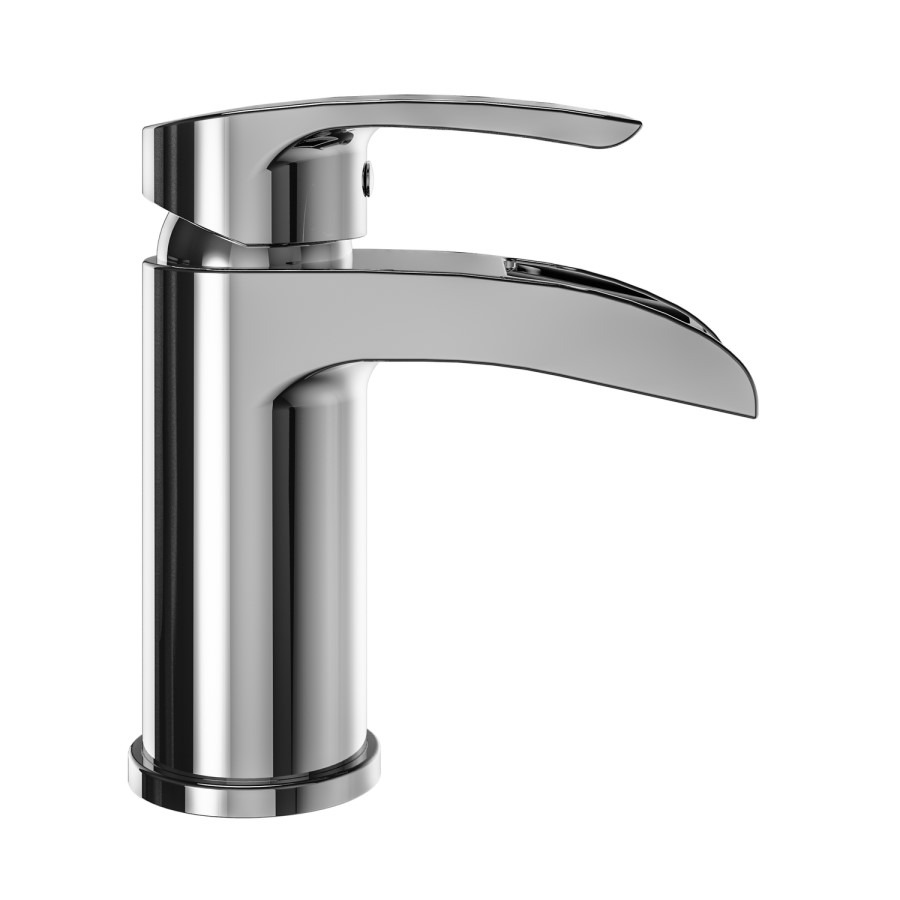 Chrome Mono Basin Mixer Tap - Elina - Image 3