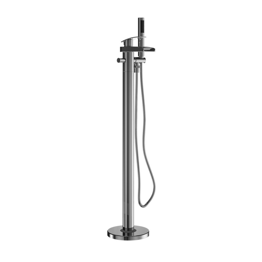 Chrome Freestanding Bath Shower Mixer Tap - Elina - Image 3