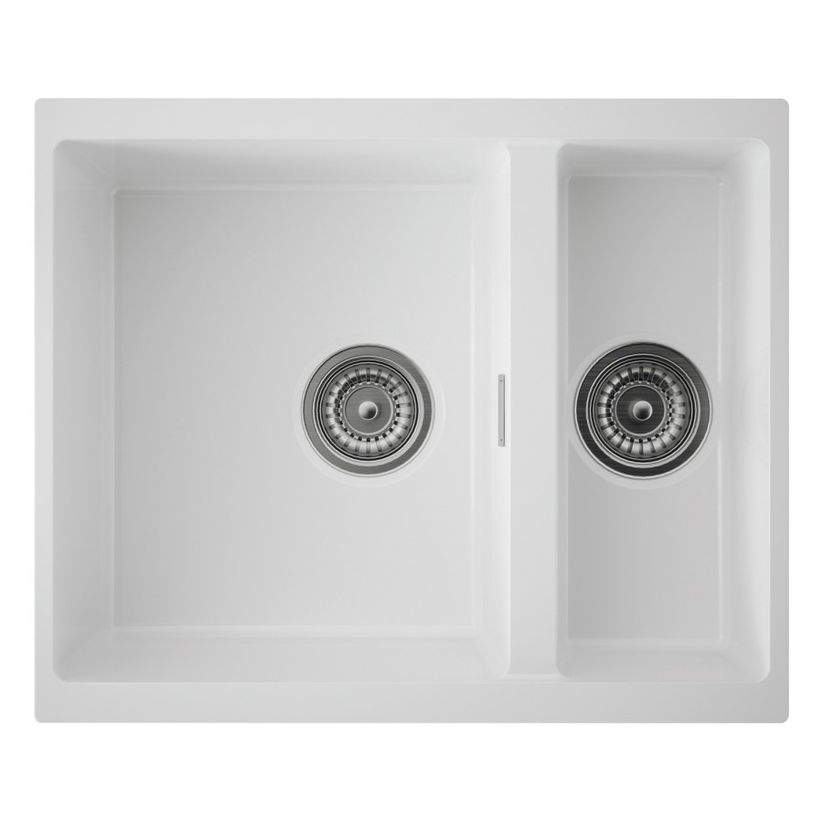 1.5 Bowl White Ceramic Kitchen Sink- Taylor & Moore Esme - Image 3
