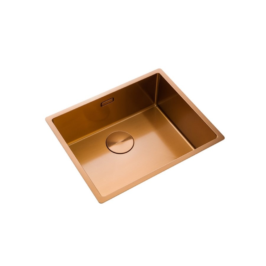 Rangemaster Spectra Single Bowl Inset / Undermount Copper Stainless Steel Kitchen Sink - Image 3