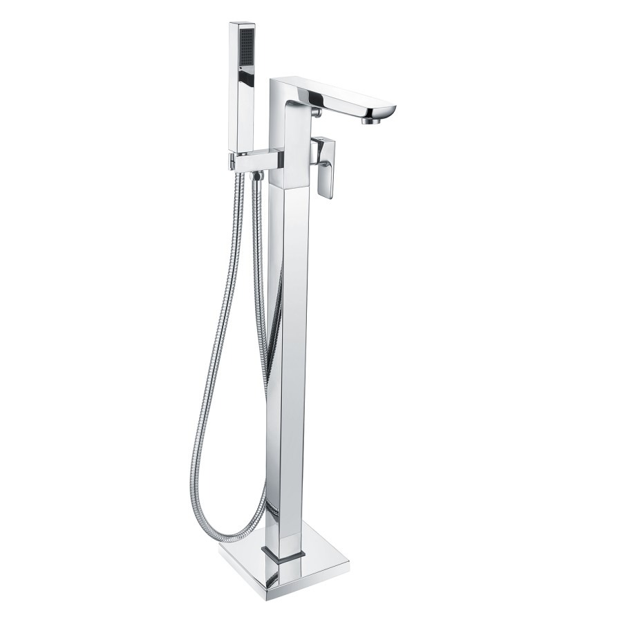 Chrome Freestanding Bath Shower Mixer - Zana - Image 3