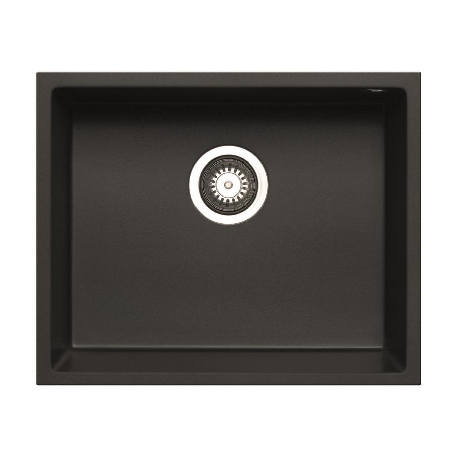 Single Bowl Undermount Black Granite Composite Kitchen Sink - Enza Madison - Image 4