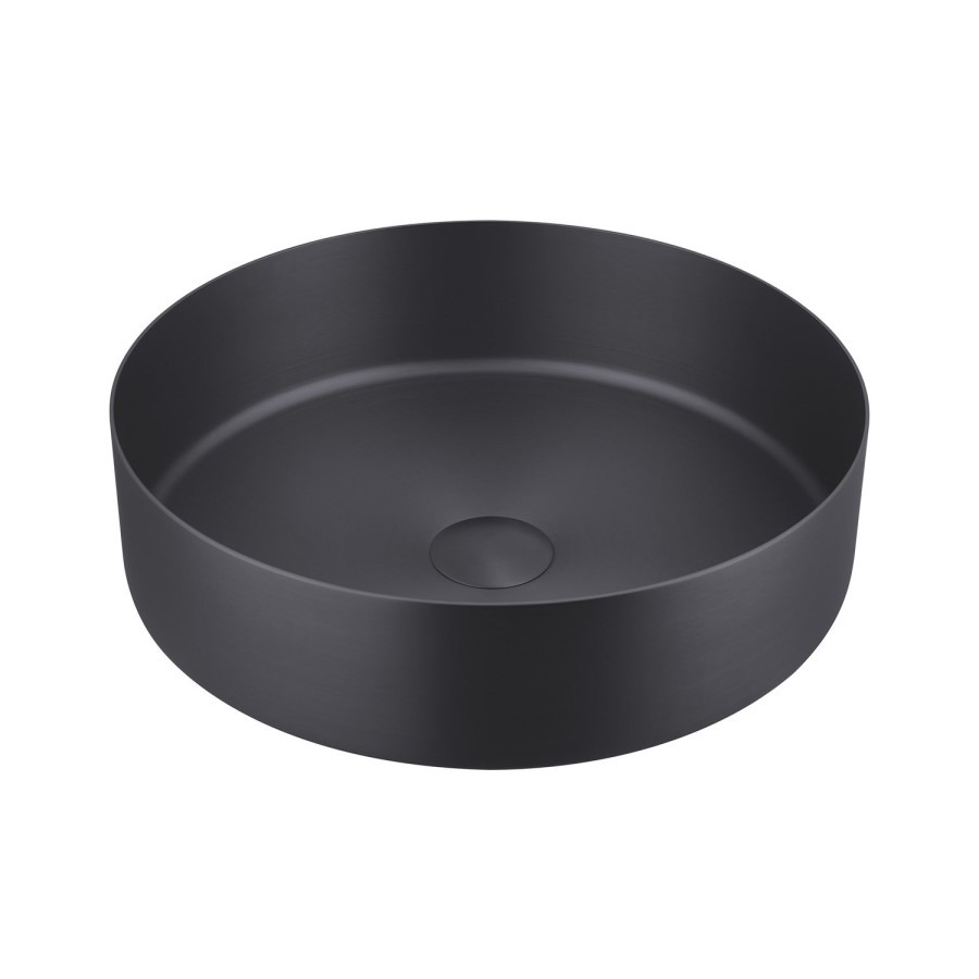 1200mm Green Wall Hung Countertop Double Vanity Unit with Black Basins and Shelf - Lugo - Image 4