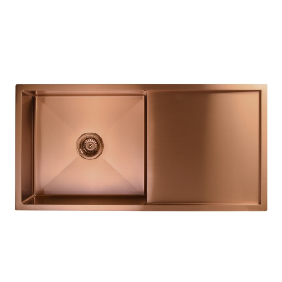 inset sink Copper Stainless Steel Kitchen Sink - Enza Tamara - Image 4