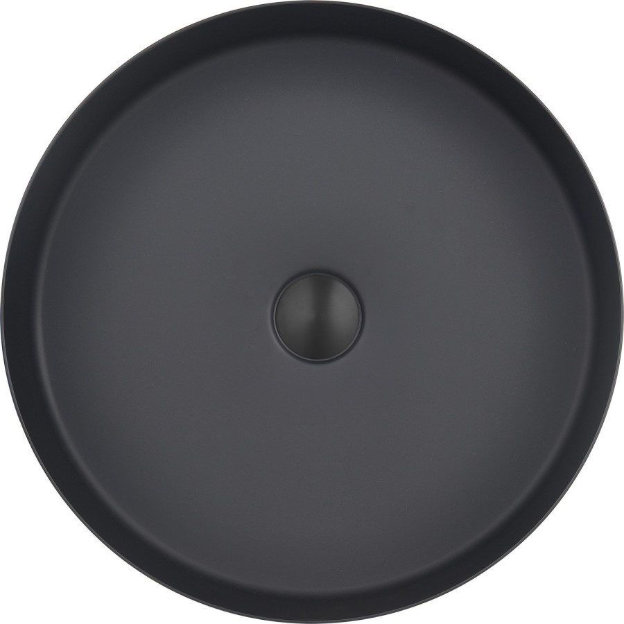 1200mm Green Wall Hung Countertop Double Vanity Unit with Black Basins and Shelf - Lugo - Image 5