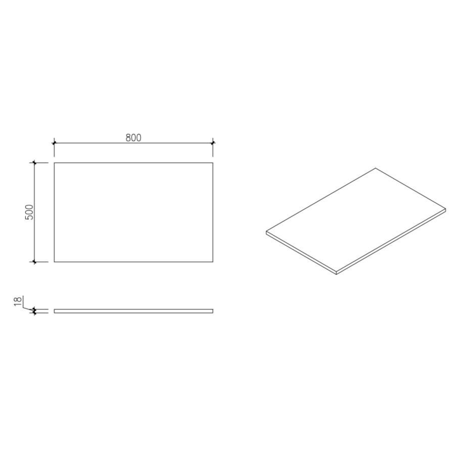 800mm Blue Fluted Wall Hung Countertop Vanity Unit - Melbourne - Image 6