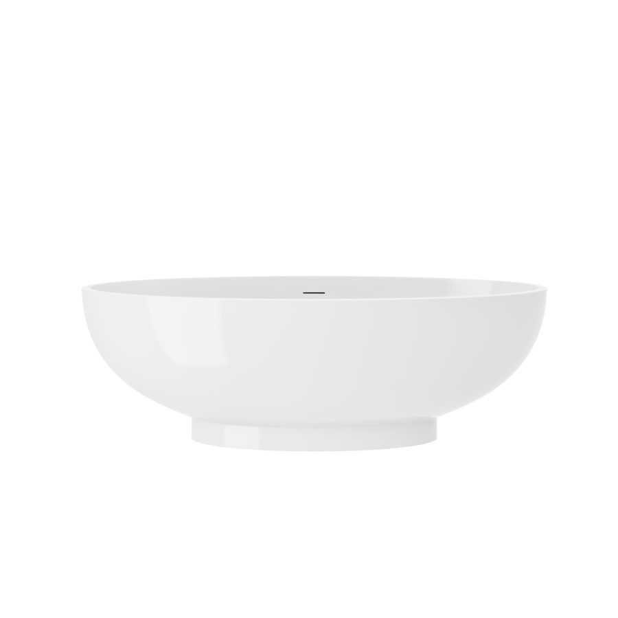 Freestanding Double Ended Bath 1695 x 795mm - Oval - Image 6