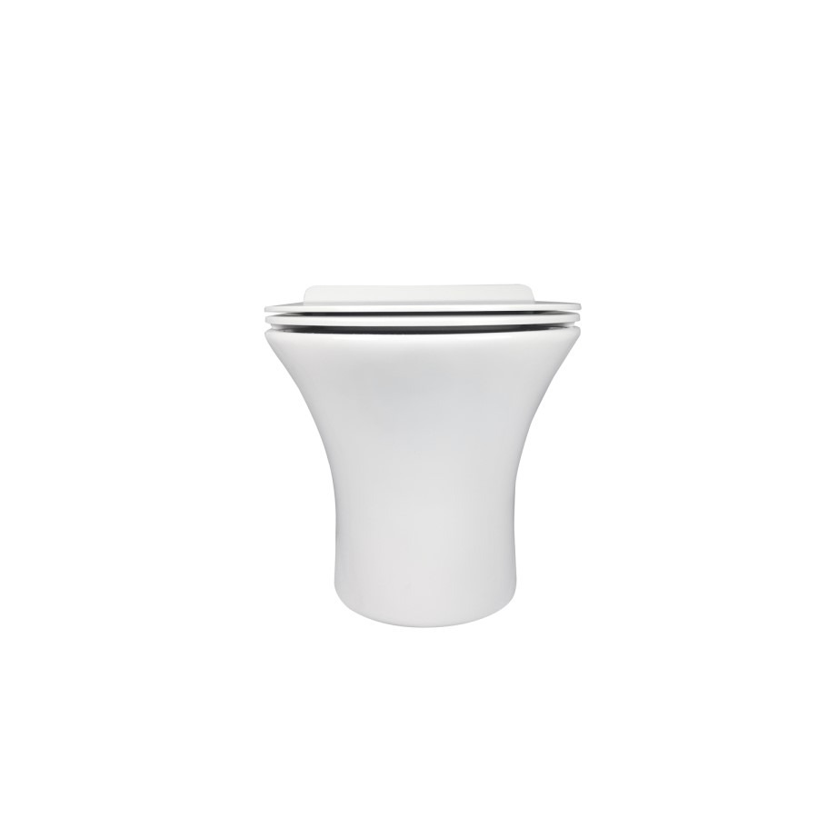 Indiana Wall Hung Toilet 1160mm Mechanical WC Frame & Cistern & Brushed Brass Mechanical Flush Plate - Image 7