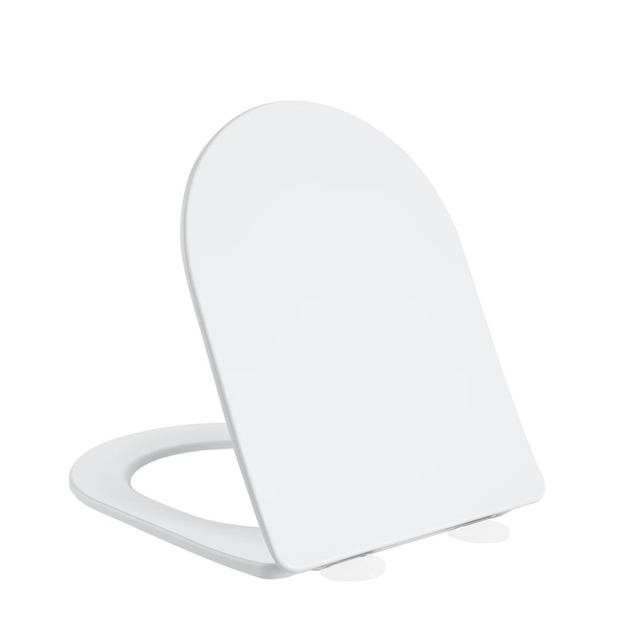 Fluted Wall Hung Toilet with Soft Close Seat, Chrome Pneumatic Flush Plate, 1160mm Frame & Cistern - Oregon - Image 8