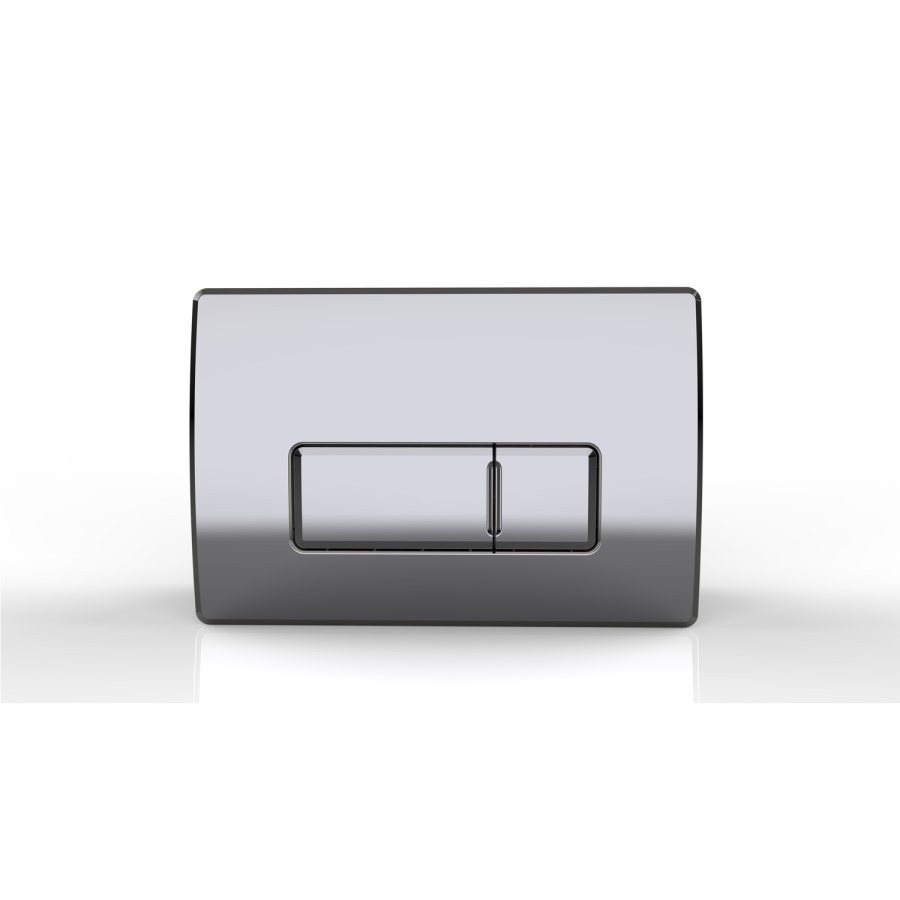 Wall Hung Toilet with Soft Close Seat Chrome Pneumatic Flush Plate 820mm Frame & Cistern - Boston - Image 10