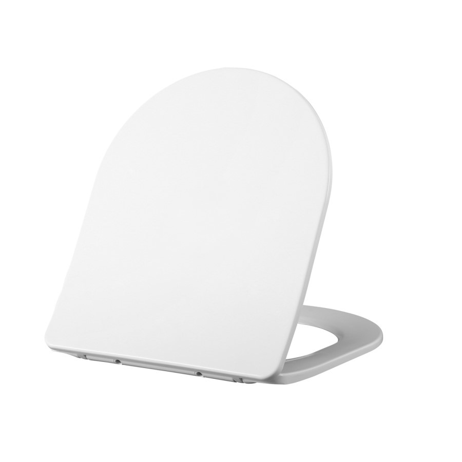 White Wall Hung Toilet with Soft Close Seat, Black Glass Sensor Pneumatic Flush Plate, 1170mm Frame & Cistern - Roma - Image 10