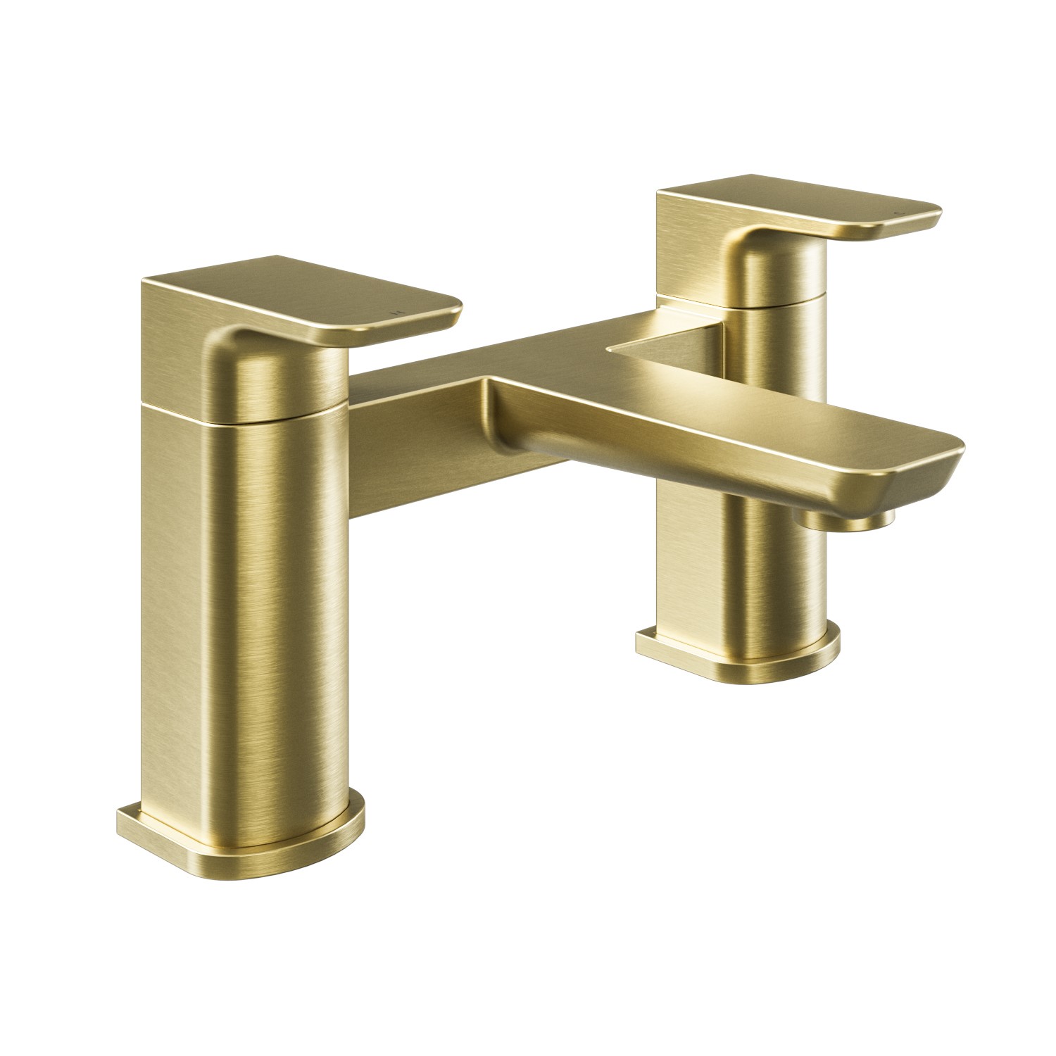 Brushed Brass Bath Filler - Zana - Image 2