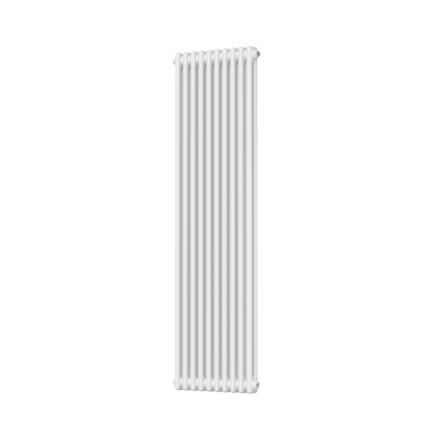 White Vertical 2 Column Traditional Radiator 1600 x 470mm - Nambi - Image 2
