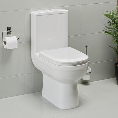 Single Ended 1700mm Bath Suite with Toilet Basin and Panels - Alton - Image 6