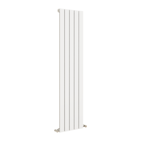 Eco Eleganza White Vertical Flat Designer Aluminium Radiator 1600x375mm Single Panel 2546 BTU - Image 3