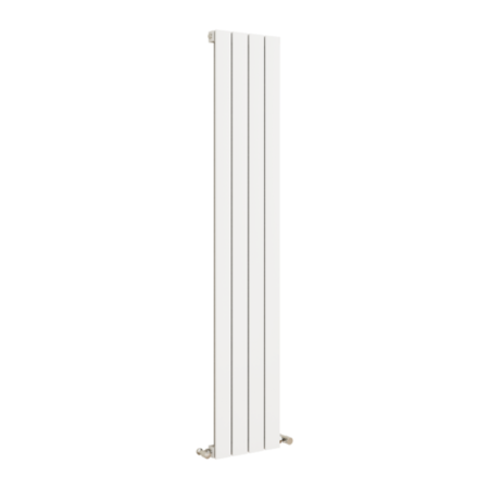 Eco Eleganza White Vertical Flat Designer Aluminium Radiator 1600x300mm Single Panel 2036 BTU - Image 3