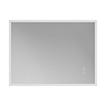 Rectangular Heated Bathroom Mirror with Lights Shaver Socket & Bluetooth Speaker 800 x 600mm - Divine - Image 7