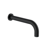Matt Black Wall Mounted Bath Spout - Arissa