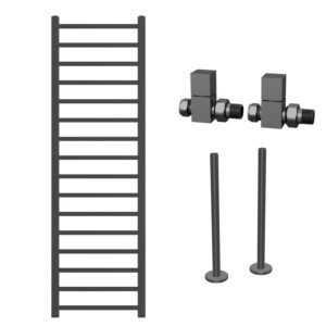 Gunmetal Grey Towel Radiator 1600 x 500mm - Sonoran