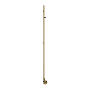 Reina Ines Brass Vertical Electric Towel Radiator - 1500 x 22mm