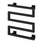 Reina Vispa Black Designer Towel Radiator 510 x 500mm