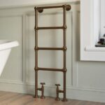 Bronze Vertical Traditional Towel Radiator 1200 x 479mm – Regent
