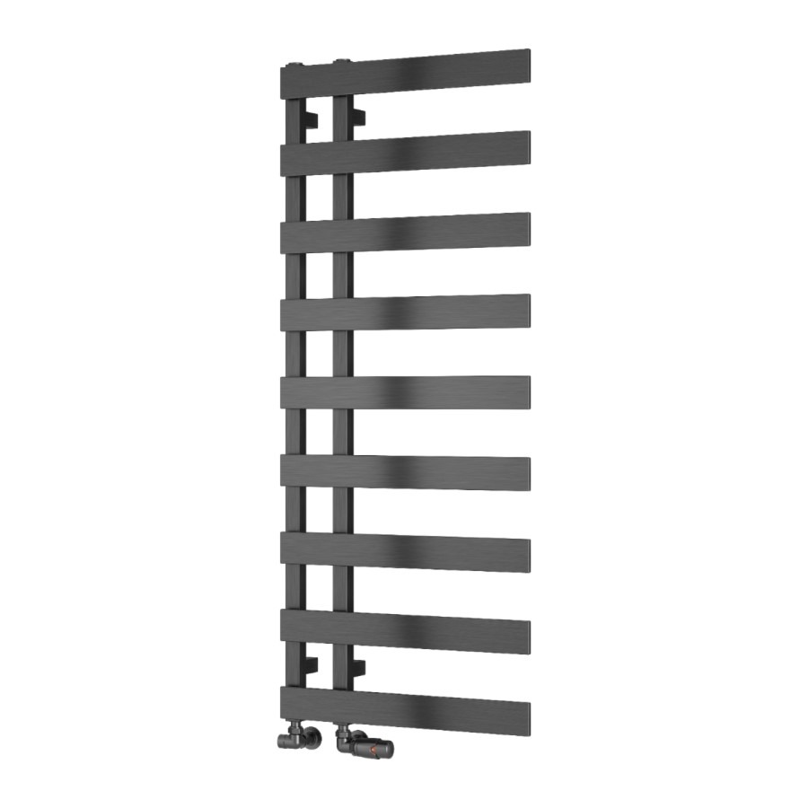 Reina Florina Gunmetal Grey Designer Towel Radiator 1235 x 500mm