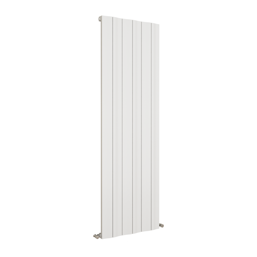 Eco Vivante White Vertical Wave Designer Aluminium Radiator 1800x565mm Single Panel 4508 BTU - Image 3