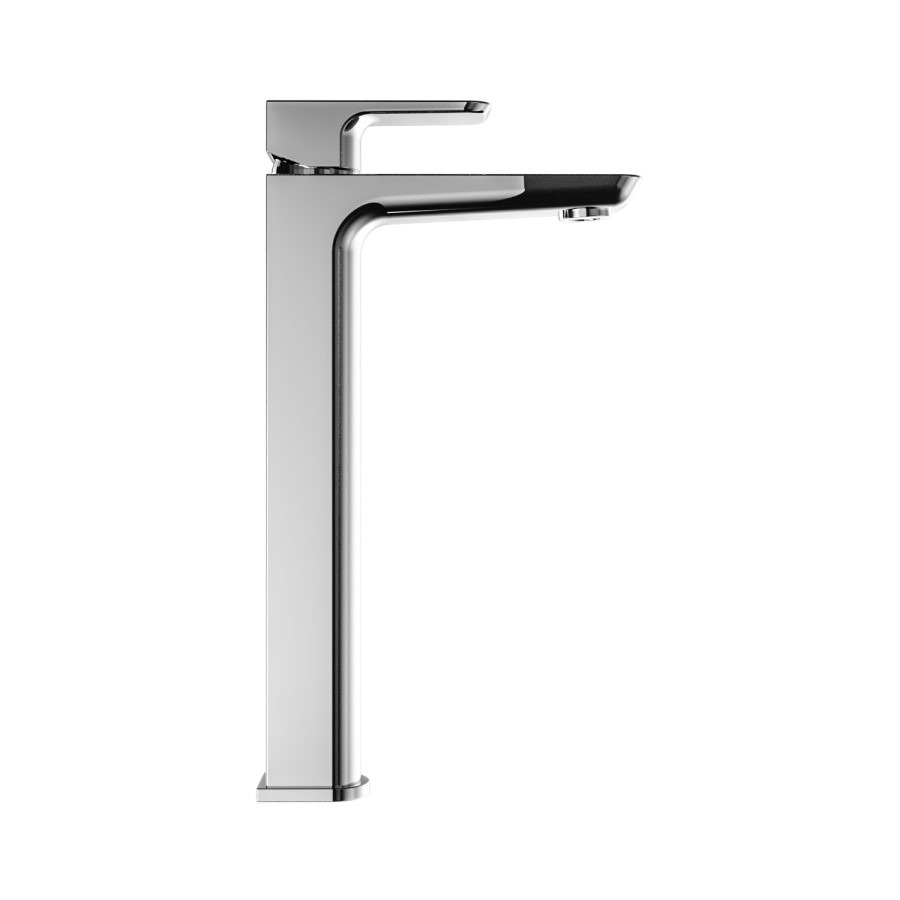 Chrome Tall Mono Basin Mixer Tap - Zana - Image 3