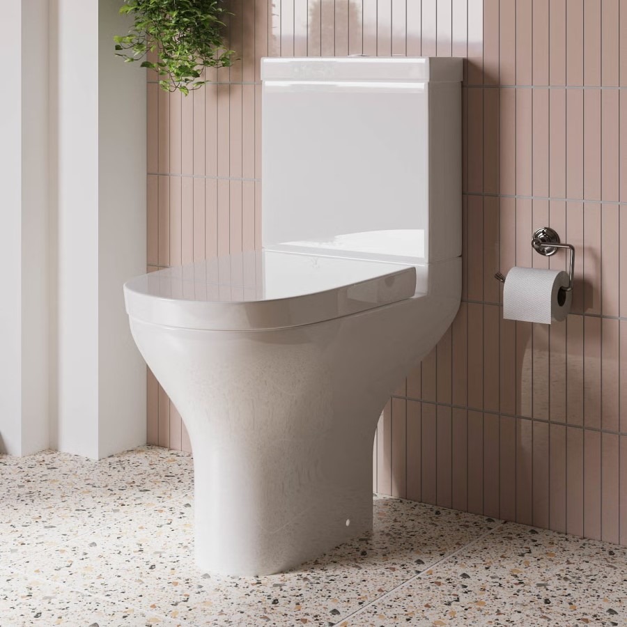 Black Freestanding Left Hand Shower Bath Suite with Toilet and Basin - Amaro - Image 4