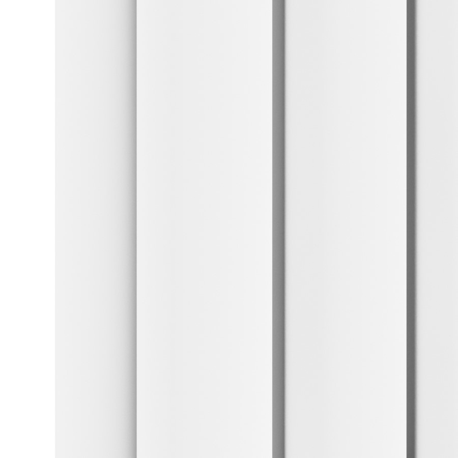 Sorrento White Vertical Oval Designer Radiator 1800x472mm Double Panel 4983 BTU - Image 5
