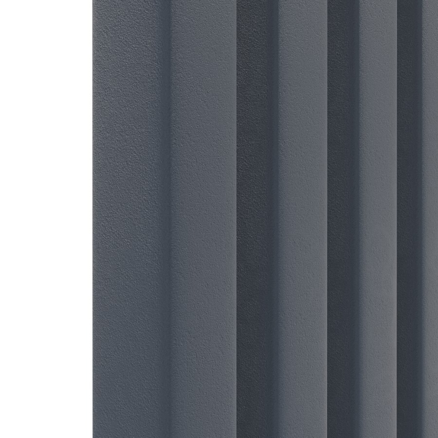 Ravello Anthracite Vertical Square Designer Radiator 1800x450mm Single Panel 3618 BTU - Image 5