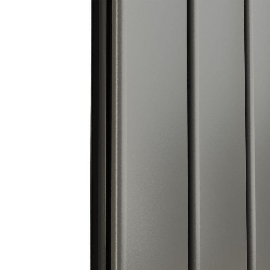 Eco Eleganza Anthracite Vertical Flat Designer Aluminium Radiator 1600x375mm Single Panel 2546 BTU - Image 5