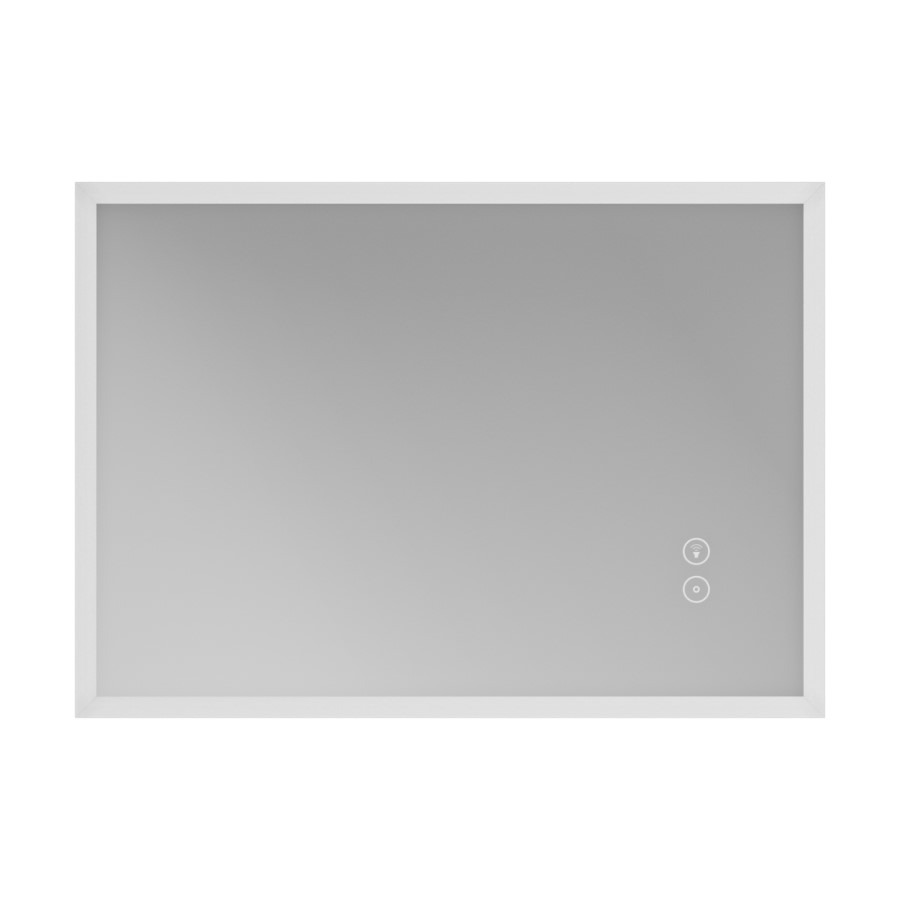 Rectangular Heated Bathroom Mirror with Lights Shaver Socket & Bluetooth Speaker 700 x 500mm - Divine - Image 6