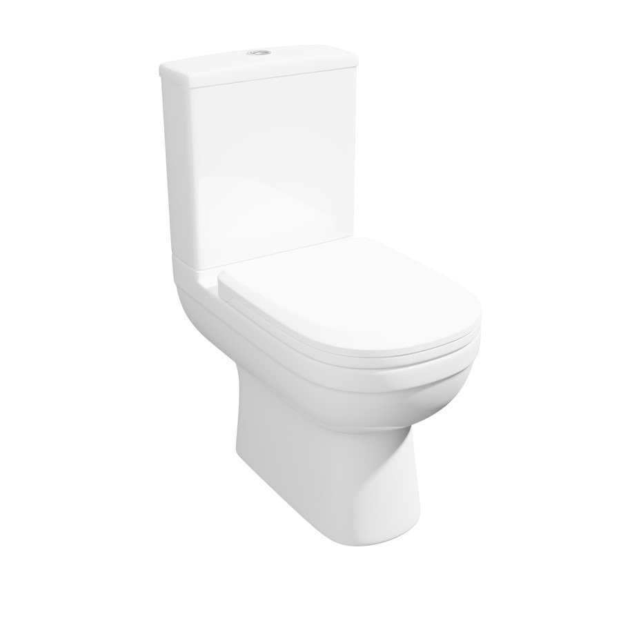 Close Coupled Toilet and Basin Suite - Addison - Image 8
