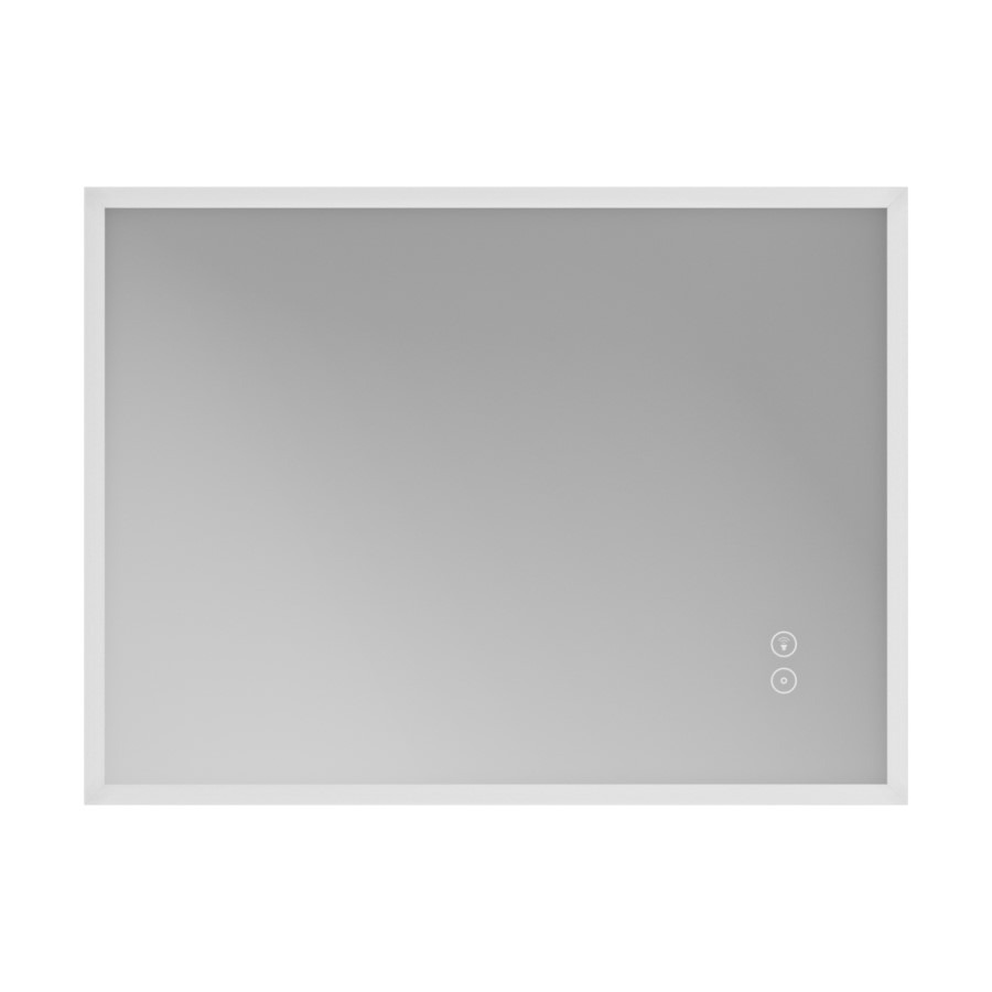 Rectangular Heated Bathroom Mirror with Lights Shaver Socket & Bluetooth Speaker 800 x 600mm - Divine - Image 8