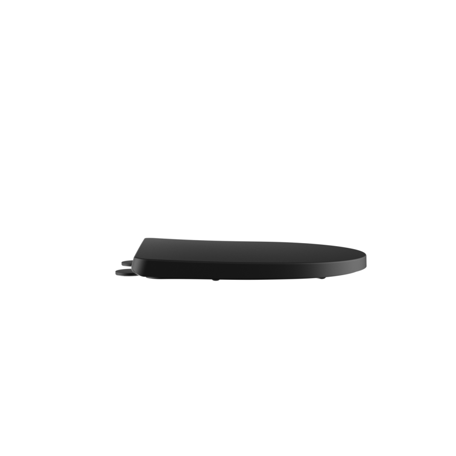Matt Black Close Coupled Closed Back Toilet with Sink on Top & Black Fittings Cloakroom Suite - Legend - Image 9
