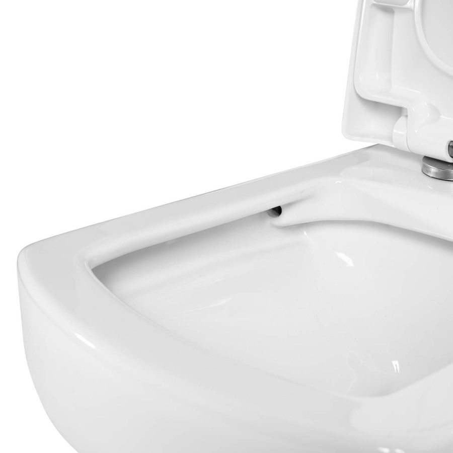 Cloakroom Suite with Grey Vanity Unit Small Basin & Close Coupled Toilet - Ashford - Image 10