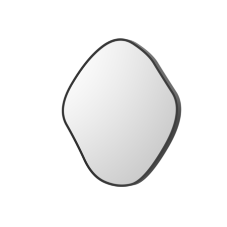 Pebble Black Backlit Heated Bathroom Mirror with Lights 760 x 800mm - Aster - Image 4